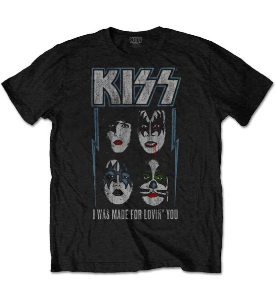 KISS: Made For Lovin' You - Black T-Shirt