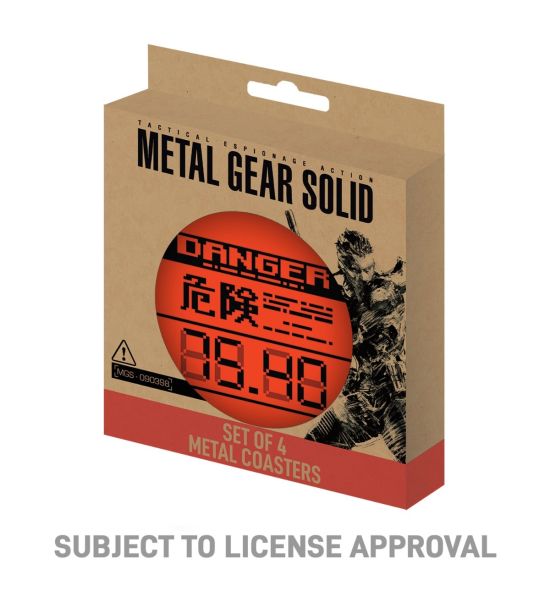 Metal Gear Solid: Limited Edition Metal Coaster Set