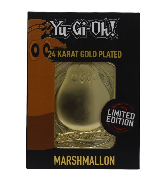 Yu-Gi-Oh!: Marshmallon Limited Edition 24K Gold Plated Metal Card Preorder