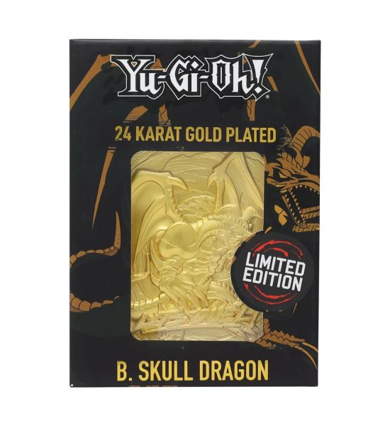 Yu-Gi-Oh!: Black Skull Dragon Limited Edition 24K Gold Plated Metal Card