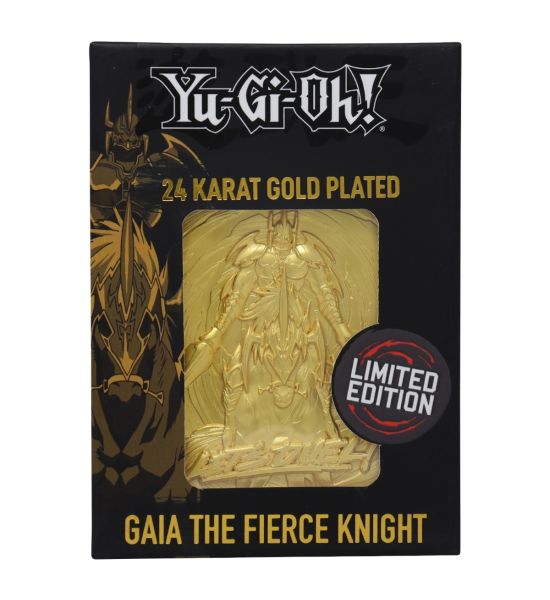 Yu Gi Oh!: Gaia The Fierce Knight Limited Edition 24K Gold Plated Metal Card