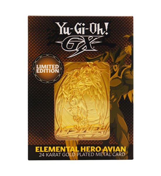 Yu-Gi-Oh!: Elemental Hero Avian 24K Gold Plated Ingot