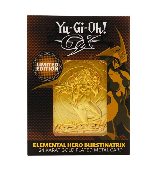 Yu-Gi-Oh!: Elemental Hero Burstinatrix 24k Gold Plated Ingot