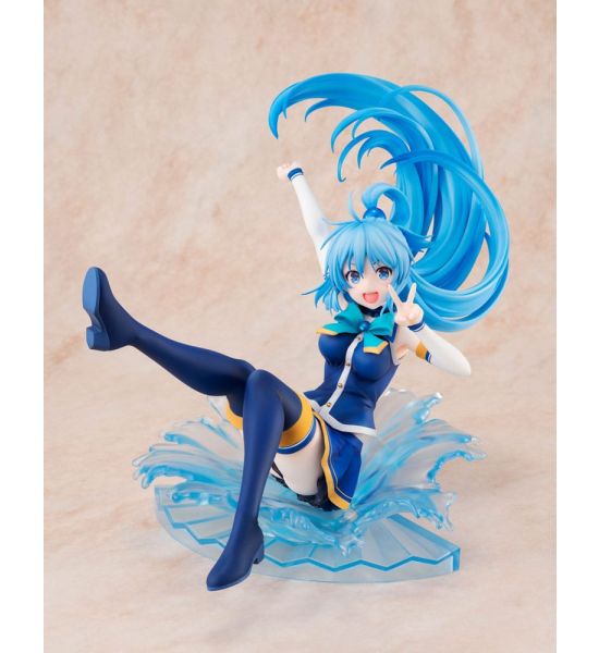 Konosuba: Aqua - Sneaker Bunko 30th Anniversary Ver. PVC Statue 1/7 (19cm) Preorder