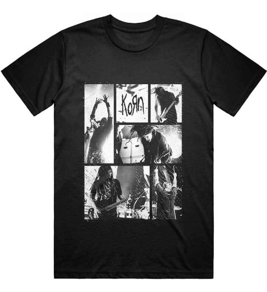 Korn: Blocks - Black T-Shirt