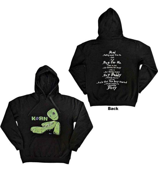 Korn: Issues Tracklist (Back Print) - Black Pullover Hoodie