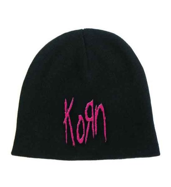 Korn: Logo - Black Beanie Hat Preorder