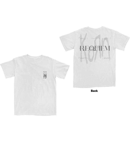 Korn: Requiem (Back Print) - White T-Shirt