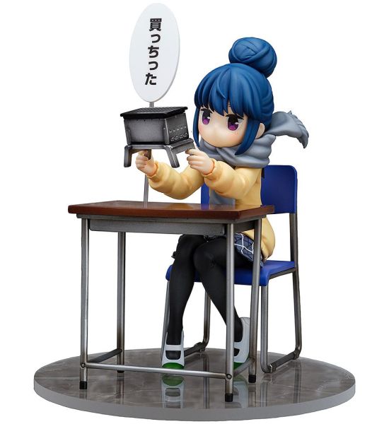 Laid-Back Camp: Rin Shima - Look What I Bought Ver. 1/7 PVC Statue (14cm) Preorder