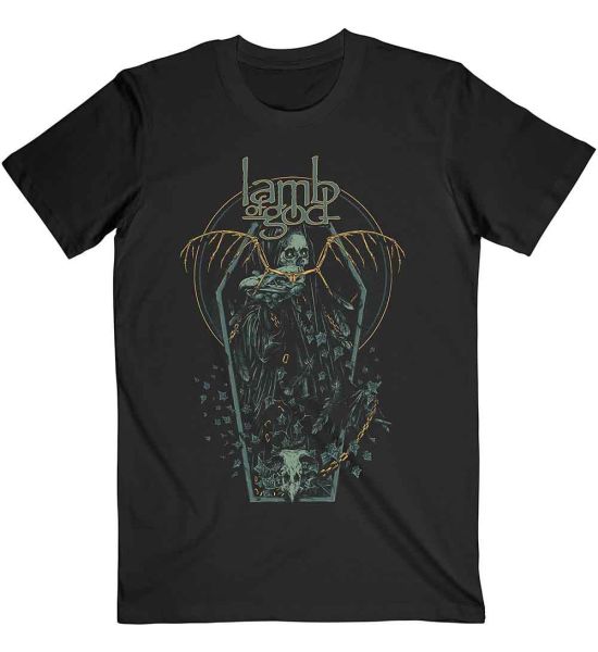 Lamb Of God: Coffin Kopia - Black T-Shirt