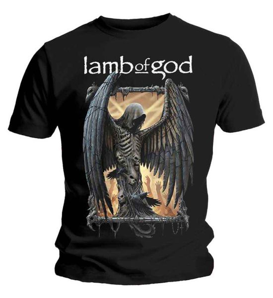 Lamb Of God: Winged Death - Black T-Shirt