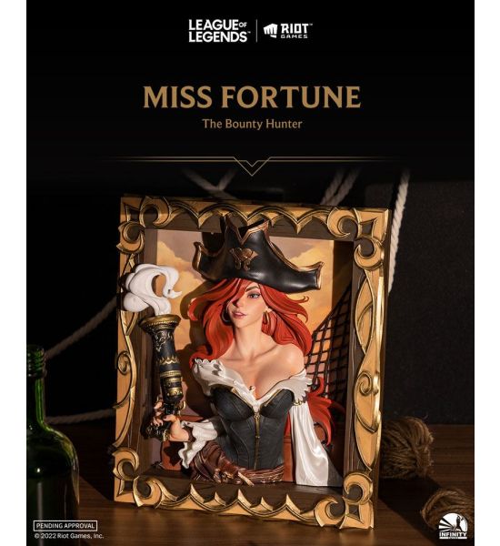 League of Legends: Miss Fortune The Bounty Hunter PVC 3D Photo Frame Preorder