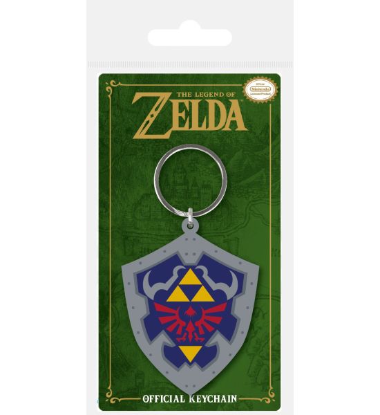 Legend of Zelda: Hylian Shield Rubber Keychain (6cm)