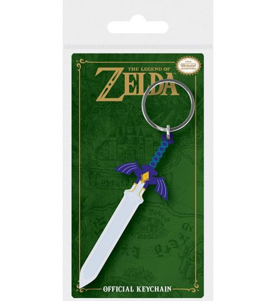 Legend of Zelda: Master Sword Rubber Keychain (6cm)