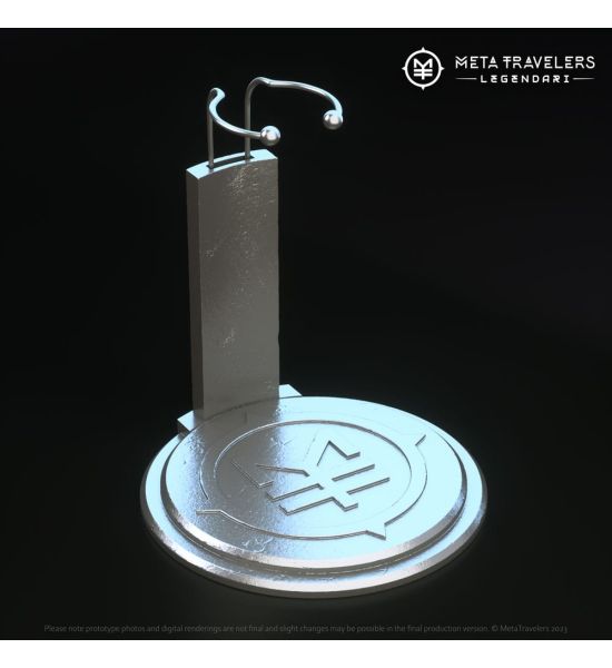 Legendari: Action Figure Stand with MetaTravelers Logo Preorder