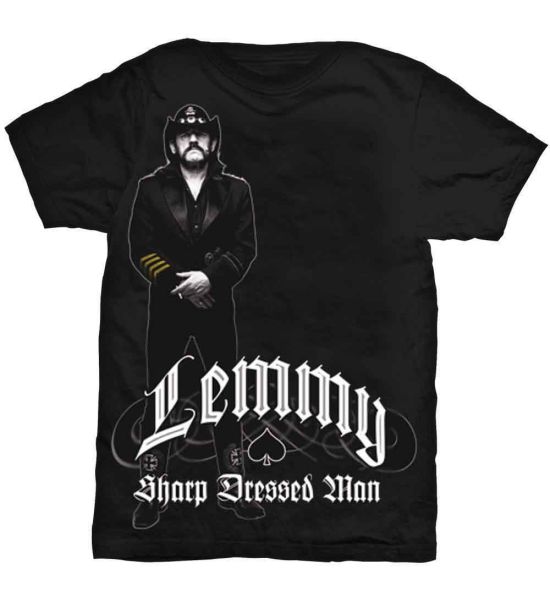 Lemmy: Sharp Dressed Man - Black T-Shirt