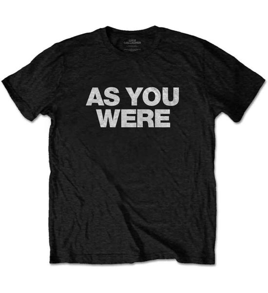 Liam Gallagher: As You Were - Black T-Shirt