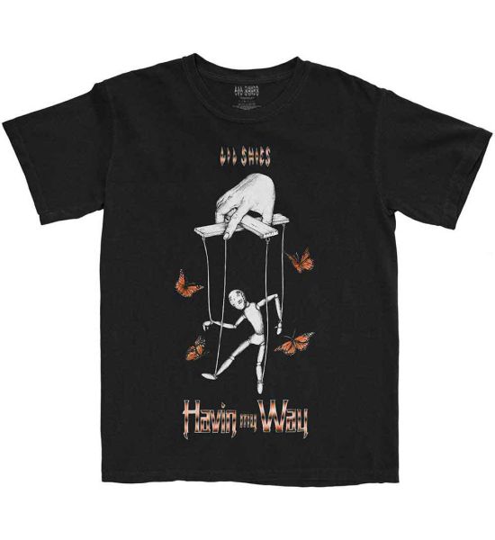 Lil Skies: Butterfly Puppet - Black T-Shirt