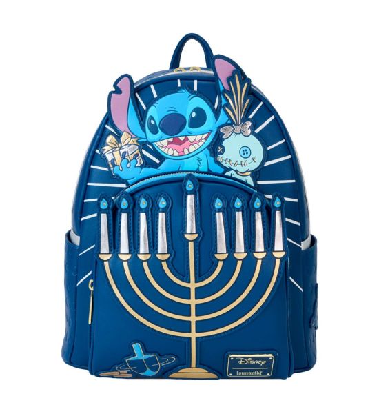 Lilo & Stitch: Mochila pequeña con motivo de la Menorah Stitch de Loungefly Hacer un pedido