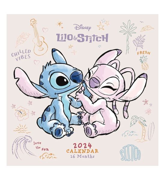 Lilo & Stitch: Stitch & Angel Calendar 2024