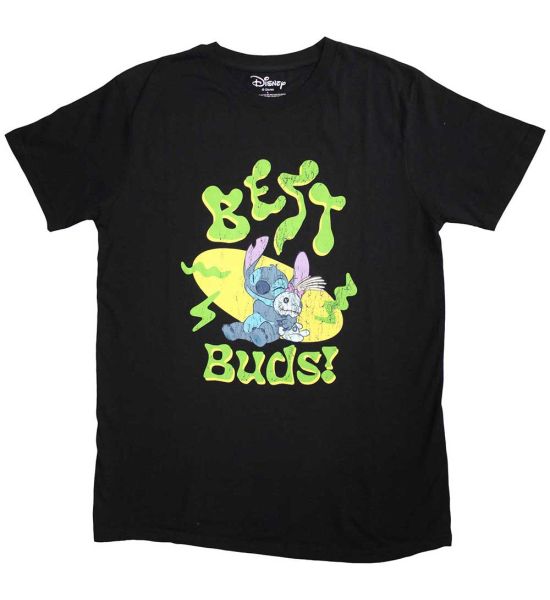 Lilo & Stitch: Stitch Best Buds - Black T-Shirt