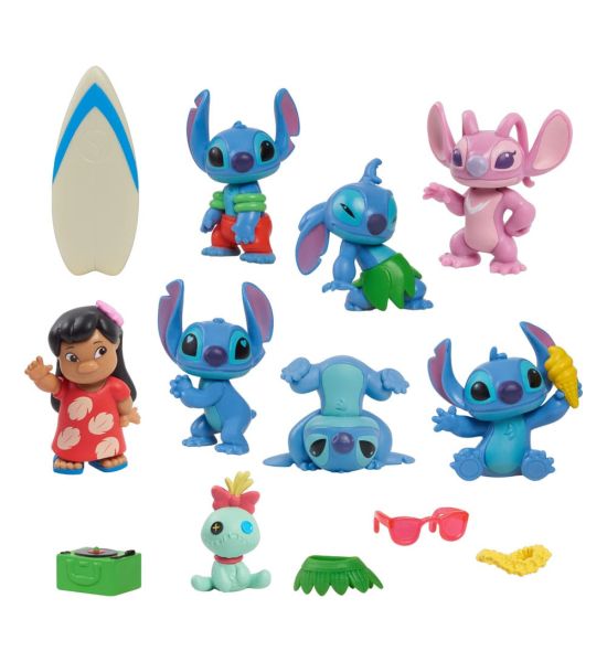 Lilo & Stitch: Stitch Deluxe Figure Set 8-Pack Mini Figure (7cm) Preorder