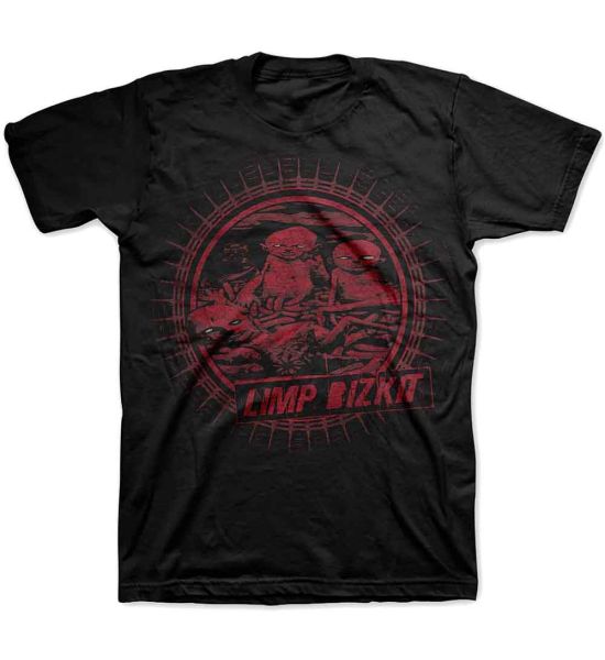 Limp Bizkit: Radial Cover - Black T-Shirt