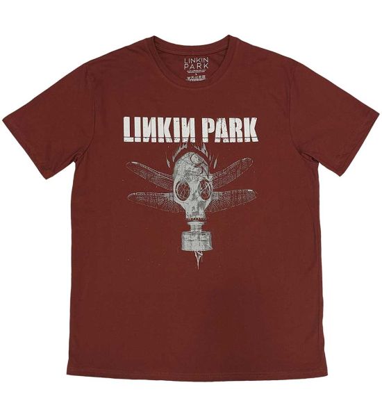 Linkin Park: Gas Mask - Red T-Shirt