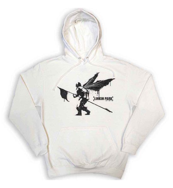 Linkin Park: Street Soldier - White Pullover Hoodie