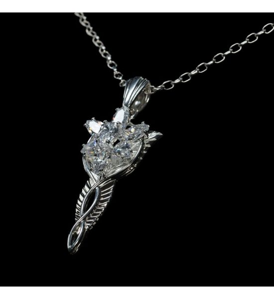 Lord of the Rings: Evenstar 1/1 Replica Pendant & Chain (Sterling Silver)