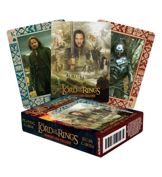 Lord of the Rings: Heroes and Villains Playing Cards Preorder