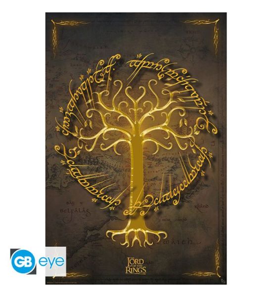 Lord Of The Rings: White Tree Foil Poster Maxi (91.5x61cm)