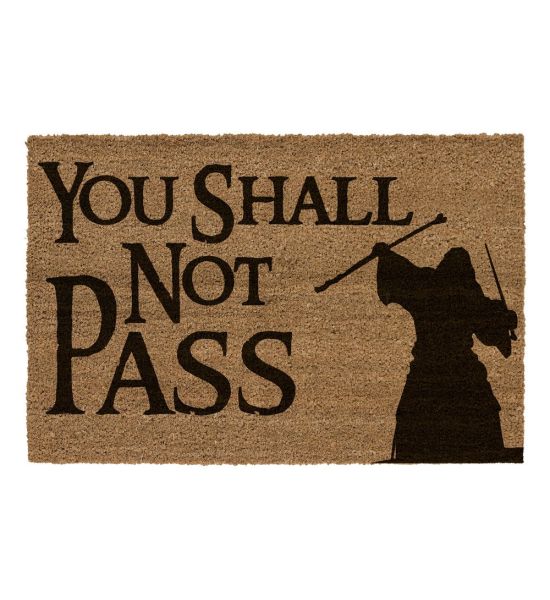 Lord of the Rings: You Shall Not Pass Doormat (60cm x 40cm) Preorder