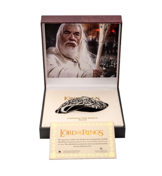 Lord Of The Rings: Gandalf The White Brooch Replica Preorder