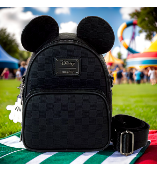 Loungefly: Disney Mickey Ear Evergreen Convertible Crossbody Bag Preorder