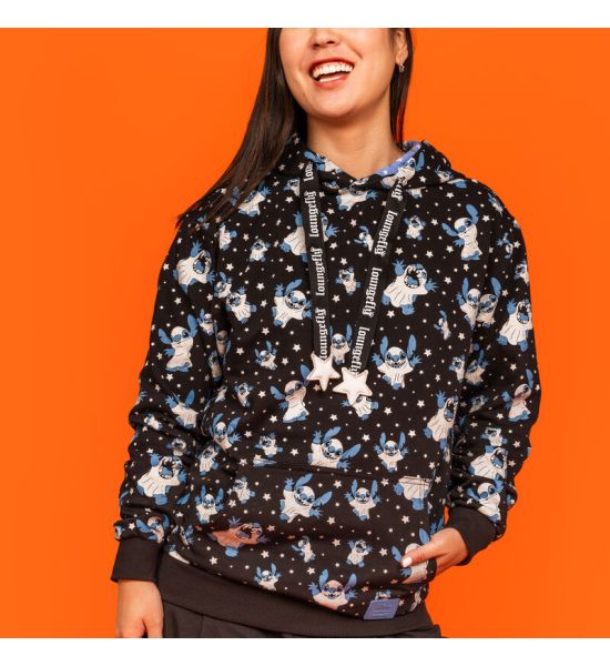 Loungefly: Disney Stitch Ghost Hoodie