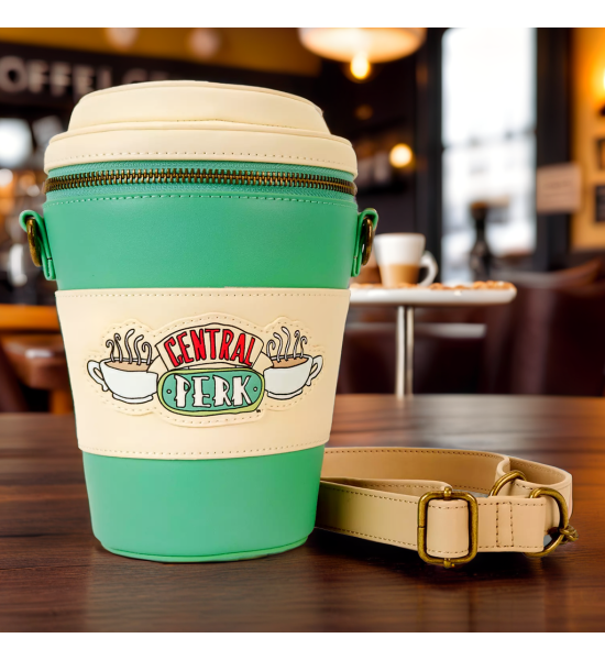 Loungefly: Friends Central Perk To Go Cup Crossbody Bag Preorder