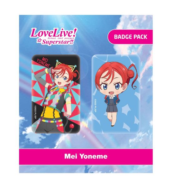 Love Live!: Mei Yoneme Pin Badges 2-Pack Preorder