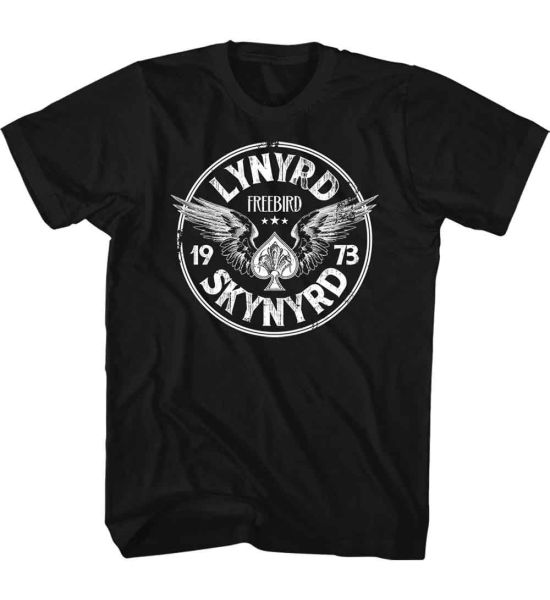 Lynyrd Skynyrd: Freebird '73 Wings - Black T-Shirt