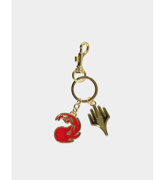 Magic: The Gathering: Red Mana Metal Keychain Preorder