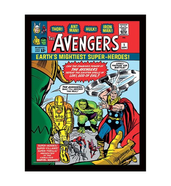 Marvel Collector: Avengers vs. Loki Comic Framed Print Poster Preorder