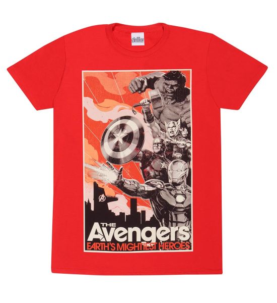 Marvel Comics Avengers: Stylised Poster (T-Shirt)