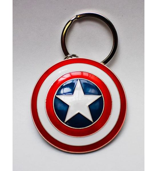 Marvel Comics: Captain America Shield Metal Keychain Preorder