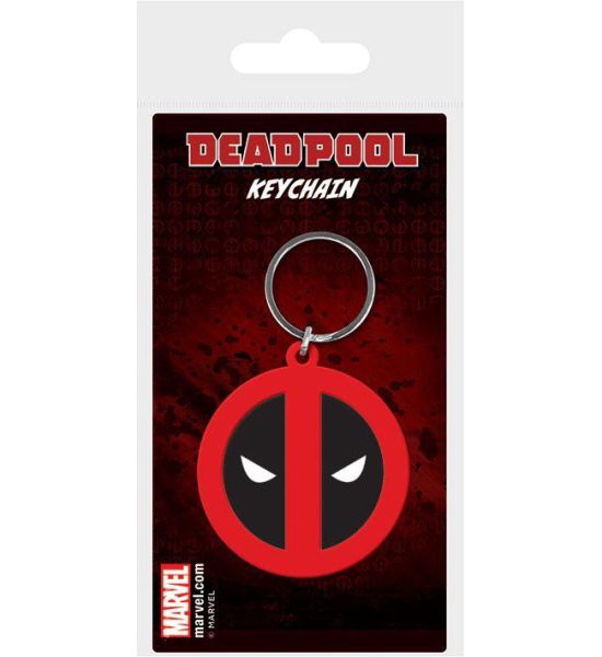 Marvel Comics: Deadpool Symbol Rubber Keychain (6cm) Preorder