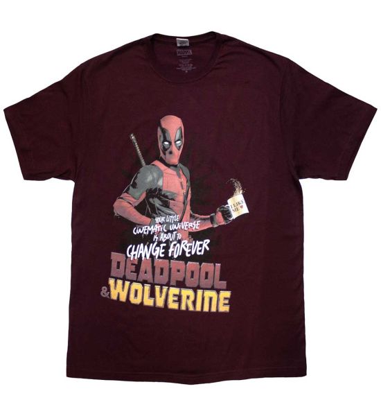 Marvel Comics: Deadpool & Wolverine Change Universe - Red T-Shirt