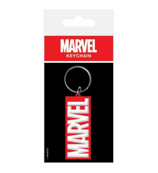 Marvel Comics: Logo Rubber Keychain (6cm) Preorder