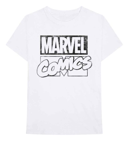 Marvel Comics: Logo - White T-Shirt