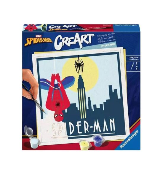 Marvel CreArt: Spider-Man Paint by Numbers Painting Set (20x20cm) Preorder