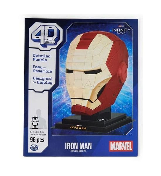 Marvel: Iron Man Head 3D Puzzle 4D Build Preorder