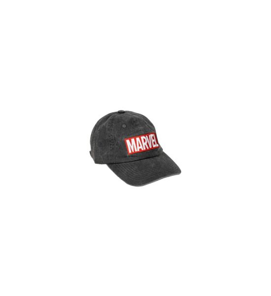 Marvel: Logo Red and White Washed Baseball Cap Preorder